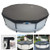 SIHAIAN 30 Ft Pool Cover, with Automatic Drain Round Pool Cover, One-Piece Quick Installation and Removal Above Ground Pool Cover, Preventing Waterlogging, UV Protected Solar Swimming Pool Cover