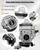 Carburetor Carb Kit Fit for 46cc Craftsman Backpack Blower CM46BT CMXGAAH46BTF With Gasket & 2 Primer Bulbs & Spark Plug & Fuel Filter & Fuel Line & Grommet & Dust Plugs, 11Pcs