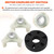 2025 Upgraded 285785 Washer Clutch Assembly Kit & 285753A Motor Coupling Kit & 4pcs 80040 Washer Agitator Dogs by Beaquicy - Fit for Kenmore Whirlpool Roper Washer - Replace 285331, 3351342, 3946794