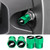 Sports Designed tire Valve stem caps,4 Pack Car Tire Air Caps Cover-car Accessories with Aluminum Alloy Valve stem caps for Car Truck SUV Motorcycle Bike. (for Green laoy)