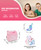 ANZOME Kids Bike Basket with Shoulder Strap, Unicorn Bicycle Basket with 10 Stickers, Waterproof Front Handlebar Bag, Kids Bike Accessories Gift for Girls Boys, Fits Most Bicycles, Scooter, Tricycle