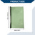 Hihaha Car Window Tint Film Window Privacy Film Car Nano Ceramic PET 9.84 ft x 19.69 Inch 1 Pc Green VLT 50% IRR 60% UVR 99%