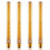 CTKcom T10/T300 40W Amber Vintage Edison Bulb， E26 Medium Base，2200K-2300K Tubular Bulb Nostalgic Tungsten Filament Antique Bulb Amber Glass for Industrial Wall Sconce Pendant Lighting-(4 Pack)