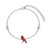 LONAGO 925 Sterling Silver Red Cardinal Bird Bracelet Adjustable Link Chain Our Love Never Dies Jewelry Gifts for Women