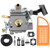 Carbbia BR 600 Carburetor Air Fuel Filter Carb Tune up Kit for Sthil BR500 BR550 BR600 Backpack Blower Leaf Blower Parts Replaces for Zama C1Q-S183 4282-120-0606 4282-120-0607 4282-120-0608