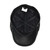 VOBOOM Lambskin Leather Ivy Newsboy Caps 6 Panel Cabbie Beret Hat (7 1/4, Black)
