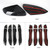 SAPUBK Side Mirror Cover Cap + Door Handle Covers Kit Compatible with 10th Honda Civic 2016 2017 2018 2019 2020 2021(Carbon Fiber)