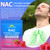 ZVHCFYQR NAC Supplement, NAC Gummies, NAC Vitamin Chewable for Immune Support, Sugar-Free, Non-GMO, Gluten Free,60