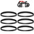 FHUIPENG 45-69-0010 Fits Milwaukee Pulley Tires Replacement Portaband Saw Belts 6225 6230 6232-6 AO2807 6238N 6238-20 2729-20 (6 Pack)