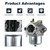 Onsnail 5-4993 Carburetor for Brigs Straton Walbro LMT 19G412 19E412 690115 690119 690111 695503 694526 499029 497164 498838 497844 Tractor Generator Engine 192402 192437 19G402