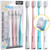 Extra Soft Toothbrushes for Adults, Nano Toothbrush 20,000 Ultra Fine Bristles for Sensitive Gums, Gentle Adult Toothbrush for Gum Care, Deep Cleaning Soft Brush, Pack of 4 Oral Care Brushes