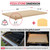 Unicook XX-Large Pizza Stone 26"x17.5"x0.6" for 36"/48" Home and Commercial Ovens, Rectangular Baking Stone, Ideal for Baking Crispy Pizzas, Bread and Cookies, Weighs 17.6 lbs, Does Not Fit 30"Ovens
