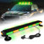 LRTER 34inch 166 LED Emergency Rooftop Strobe Lights Bar Flashing Safety Traffic Advisor Warning Hazard Snow Plow Light W/Magnet Base for Work Trucks Vehicles Construction Tow Pickup Amber Green LRTER 34inch 166 LED Emergency Rooftop Strobe Lights Bar Flashing Safety Traffic Advisor Warning Hazard Snow Plow Light W/Magnet Base for Work Trucks Vehicles Construction Tow Pickup Amber Green