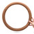Car Pass Classical Leather Automotive Universal Steering Wheel Covers,Universal Fit for Suvs,Trucks,Sedans,Cars,Vans,14.5-15inch Anti-Slip Safety Comfortable Desgin(Brown)