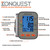 Konquest KBP-2910W Automatic Wrist Blood Pressure Monitor - Accurate - Adjustable Cuff, Large Screen Display - Portable Case - Irregular Heartbeat Detector - Tensiometro