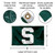 MSU Michigan State Block S University Large College Flag