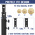 PGGP Patio Umbrella Base Heavy Duty with Wheels, Max 200lb Capacity Fillable Planter Umbrella Stand, Metal Outdoor Umbrella Holder for Patio, Deck, Garden, Poolside and Lawn PGGP Patio Umbrella Base Heavy Duty with Wheels, Max 200lb Capacity Fillable Planter Umbrella Stand, Metal Outdoor Umbrella Holder for Patio, Deck, Garden, Poolside and Lawn