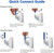 PureSec-CMK01 Coffee Maker AutoFill Kit Filtered Water Auto Refill DIY Kit Coffee Machine Water Line Kit Direct Water Line Plumbing Kit For Non-Commercial Keurig Coffee maker Single-Serve Brewers