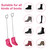MISERWE One Pair Boot Stretcher with Boot Shaper Stands Professional Shoe Stretcher for Boots Stretch Boot's Width for Women and Men