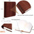 5.7 Inch Wooden Book Lamp, Multicolor Folding Book Lamp Automatically Changes Color, USB Rechargeable Book Lights, Novelty Night Light ﻿ (5Color, Large)