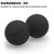 5BILLION Peanut Massage Ball - Double Lacrosse Massage Ball & Mobility Ball for Physical Therapy - Deep Tissue Massage Tool for Myofascial Release, Muscle Relaxer, Acupoint Massage (Black)