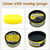 Black Gold Car Wax with Pad Solid Auto Carnauba Cars Care Polish Cleaner Waxing Repair Scratches Ceramics Coating for Black Cars 300g with Free Waxing Sponge, 10.6oz