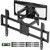 monTEK Heavy Duty TV Wall Mount for 37-90 inch TV up to 165lbs, 4X Load Tested, Full Motion with Dual Articulating Arms, Tool-Free Tilt, Swivel & Extend, VESA 200x100 to 600x400, Fits 12“/16" Studs