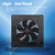 SCCCF USB Cabinet 120MM Fan Quiet Cooling Fan System 6" with Speed Control, for Home Theater AV Cabinets