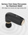 HEYCHY A1 Super Mini Massage Gun, Percussion Deep Tissues Muscle Massager, Travel Massage Gun, Compact Sports Massager, Portable Handheld Massager for Office Gifts for Him/Her, Home, Athletes(Black)