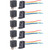 ESUPPORT Car Heavy Duty Relay Switch 12V 30A SPDT 5Pin Wire Socket Plug Harness Waterproof Electrical Automotive Pack of 5