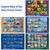 rokt&razo, Birds, 24 Mini Pack, 1000 Pieces Daily Puzzles, Advent Calendar, Individual Daily Puzzles, Perfect for Kids, Teens, Adults and Seniors, Family Game Nights, Size 27.5 * 19.7 in