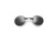PLOPLO Polarized 5.9 g Only Retro Round Clip On Nose glasses Matrix Morpheus Movie rimless sunglasses men (Black, Gray)