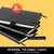 NIRMIRO (3 Pack) Pocket Notebook Journal, Hardcover Small Mini Notebooks with Pens for Work, 3.7" x 5.7" A6 Notebook College Ruled with 100Gsm Premium Thick Lined Paper, Black Leather