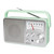 JENSEN MR-750-GR MR-750 Portable AM/FM Radio (Green)