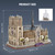 CubicFun 3D Puzzles for Kids Ages 8-10 - Notre Dame de Paris Gifts for 10 Year Old Girl Boy - Art STEM Projects for Kids Ages 8-12 - Classroom Desk Decorations, 128 Pieces