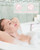 KokoSelene Rechargeable Bath Jets for Tub, Portable Jet Spa for Bathtub, Creates Soothing Bubbles and Massage for Relaxing Daily Use at Home (White-Pink)
