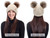 Arctic Paw Winter Hats for Women Beanie for Women Cable Knit Fleece Lined Winter Pom Pom Beanie Hat Beige