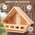 SWANGSA Cedar Mourning Dove Nesting Box, Birdhouses for Outdoor Doves and Other Small Birds
