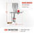Victoria Manual Cast Iron Grain Mill with High Hopper, Premium Corn-Grinding Mill and Grain Grinder, Made in Colombia