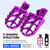 CHANGCHENG Dirt Bike Foot Pegs Motorcycle Footpegs Pedals Rests CNC For Sur Ron Light Bee S/X Segway X260 X160 CRF150F 2003-2019 CRF230F Purple