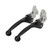 Funparts Dirt Bike Brake Clutch Lever Set,Pivot Adjustable Titanium Alloy for TW 200 TW200 91-23 XT250 08-23 TTR 125 TTR125 L/LE 00-23 WR250R 07-20 WR250X 07-17 Black