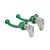Funparts Dirt Bike Brake Clutch Lever Set,Pivot Adjustable Titanium Alloy for KLX 110 KLX110 KLX110L 10-25 Green