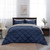 Basic Beyond California King Comforter Set, Navy Blue Comforter Set California King for All Seasons, 1 Comforter 104"x96" and 2 Pillow Shams 20"x36"+2"