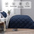 Basic Beyond California King Comforter Set, Navy Blue Comforter Set California King for All Seasons, 1 Comforter 104"x96" and 2 Pillow Shams 20"x36"+2"