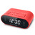 MUSE M-10 ROJO RADIO DESPERTADOR FM CON ALTAVOZ INTEGRADO