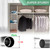 Closet Rods for Hanging Clothes, 1.3 Inch Diameter Heavy Duty Closet Rod 17-75 Inch Adjustable Clothes Hanging Bar Metal Black Shower Curtain Rods for Closet, Wardrobes, Bathroom, Windows Closet Rods for Hanging Clothes, 1.3 Inch Diameter Heavy Duty Closet Rod 17-75 Inch Adjustable Clothes Hanging Bar Metal Black Shower Curtain Rods for Closet, Wardrobes, Bathroom, Windows