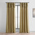 HPD HALF PRICE DRAPES Ruched Faux Dupioni Silk Curtains for Living Room 50 X 84 (1 Panel), PDCH-KBS8-84-RU, Flax Gold