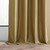 HPD HALF PRICE DRAPES Ruched Faux Dupioni Silk Curtains for Living Room 50 X 84 (1 Panel), PDCH-KBS8-84-RU, Flax Gold