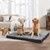 WESTERN HOME WH Large Dog Bed for Extra Large, Big, Jumbo, Huge Dogs, Orthopedic Pet Bed Waterproof Mattress with Removable Washable Cover, Thick Egg Crate Foam Dog Bed with Non-Slip Bottom