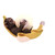 Monkey in a Banana Peel Tape Dispenser, Funny Animal Office Supplies, Unique Desk Accessory, 5.25 Inches